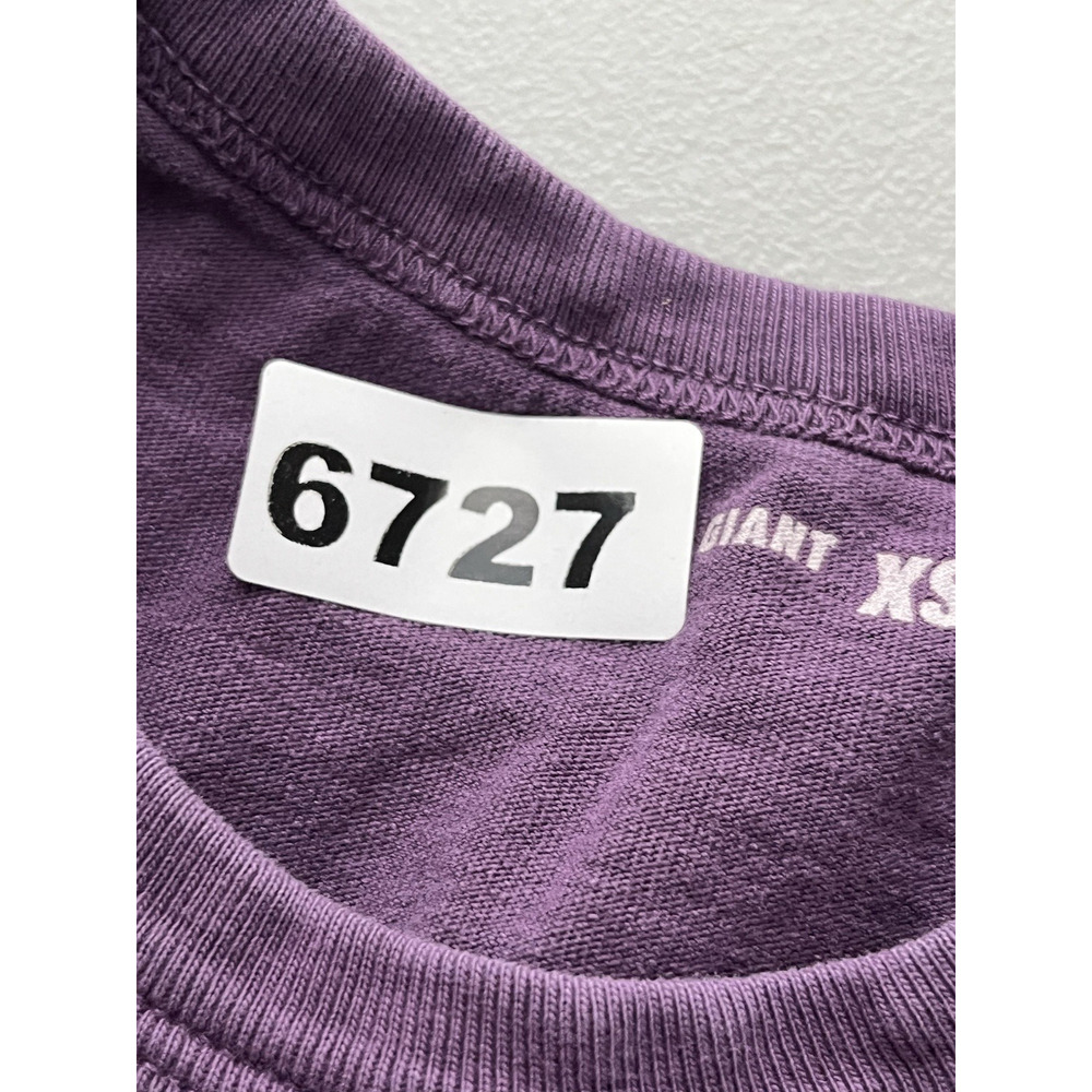 American Giant Classic Cotton Crew Tee Womens Extra Small Purple T Shirt - Picture 9 of 9